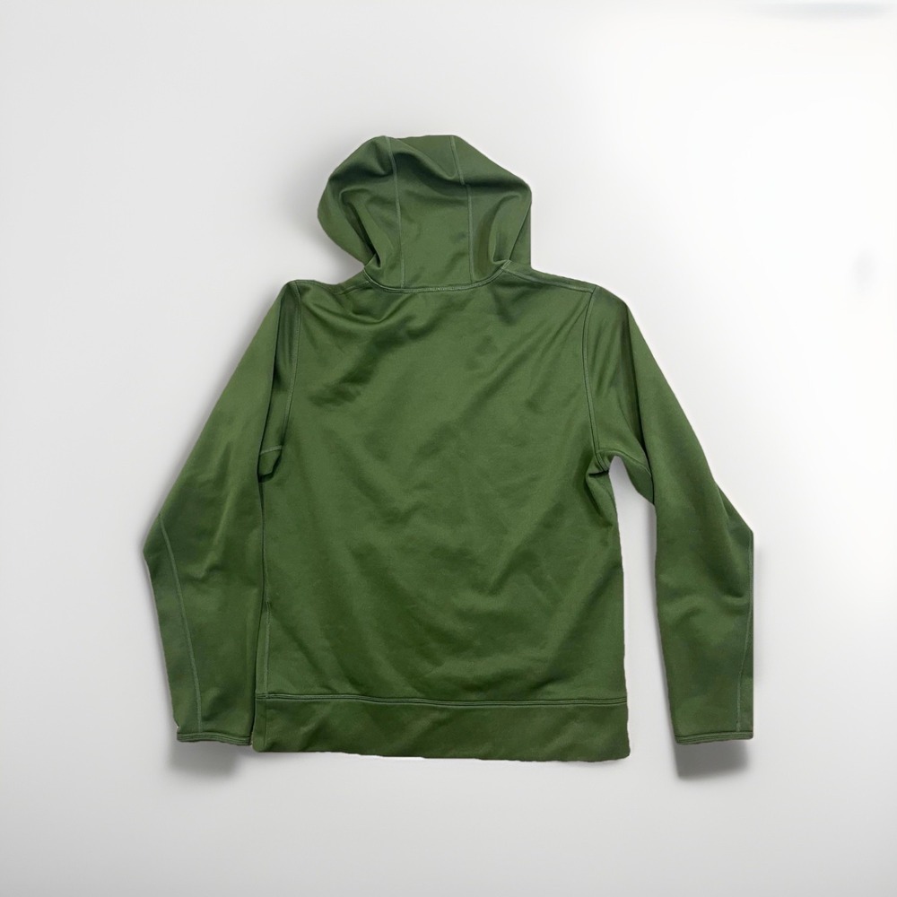 North Face Sweater Mens Medium Green Pullover Hoodie Sweatshirt Mens - Picture 2 of 6